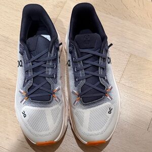 On Running Sneakers in Gray and Orange